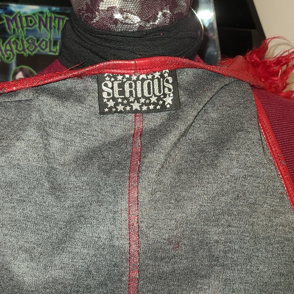 90's Serious LA Cyberpunk Faux Fur Club Vest - Picture 4 of 4